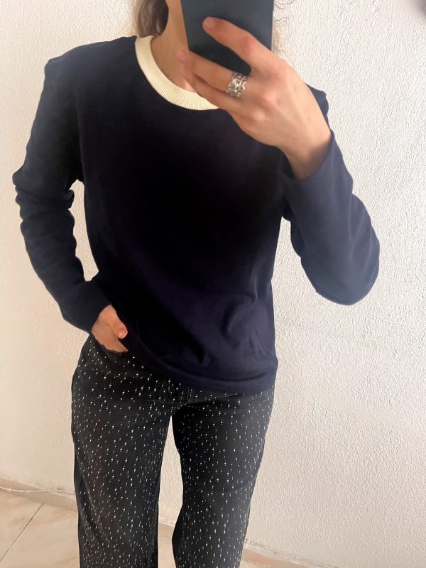 Orj Marka %100 Pamuklu Uzun Kollu Tshirt